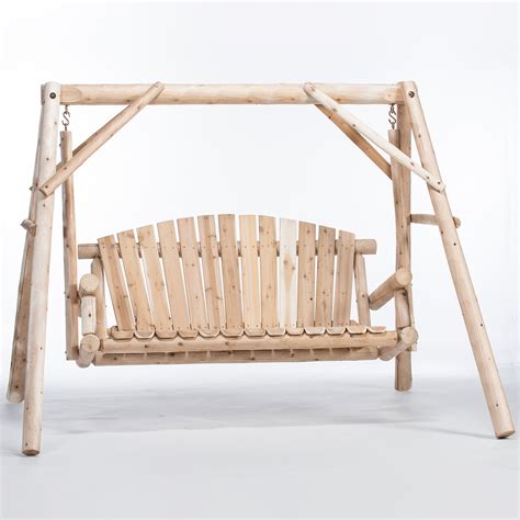 Cedar Log 5ft Yard Swing - Lakeland Mills Furniture Co