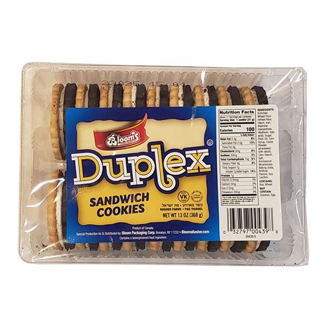 Duplex Cookies 24/13oz - Bloom's Kosher