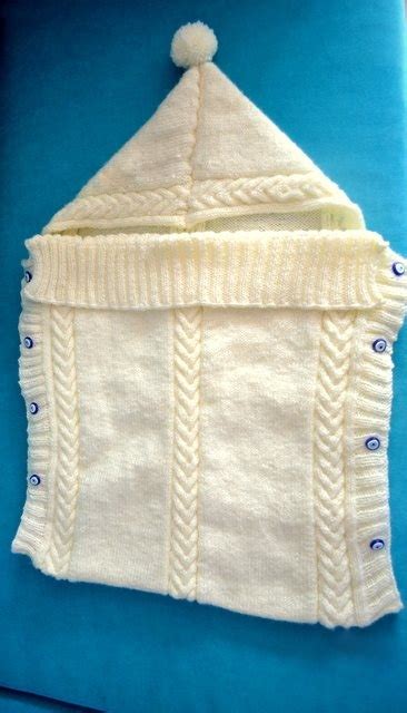 Free Knit Baby Swaddle Sleeping Bag Pattern | Knitting patterns for ...