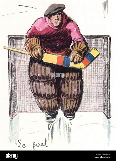 Ice Hockey Goalie Stock Photo - Alamy