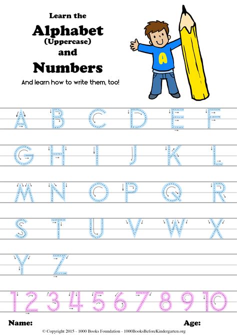 Alphabet With Pictures For Kindergarten