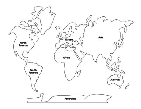 Montessori Geography: World Map And Continents - Gift Of Curiosity ...