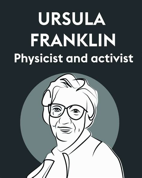 Ursula Franklin | Physicist and | Women Scientists | Abakcus