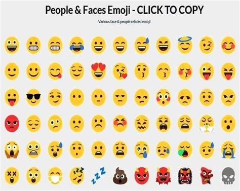 Copy And Paste Emojis | Emoji Pictures