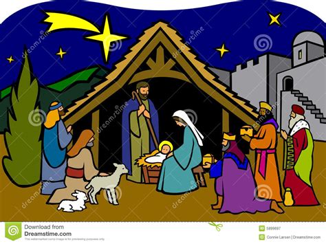 Christmas Nativity Clipart - Clipart Suggest