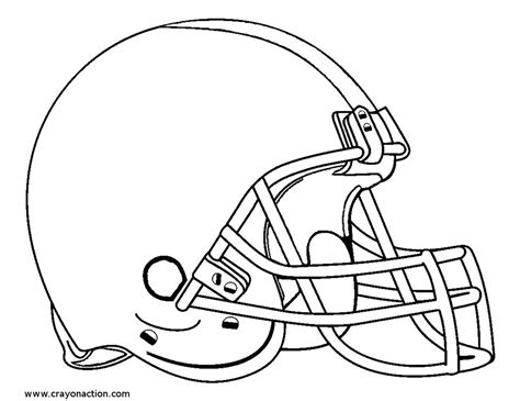 Free football helmet coloring pages