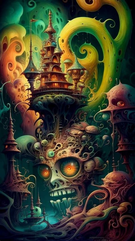 Trippy Surrealism art | Dark art tattoo, Abstract art wallpaper ...