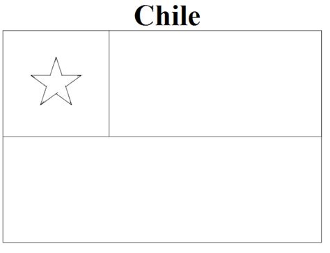 Chile Flag Coloring Page - Coloring Home