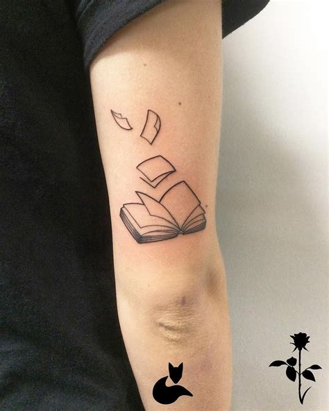 105 Book Tattoos For the Ultimate Reader | Book tattoo, Book lover ...