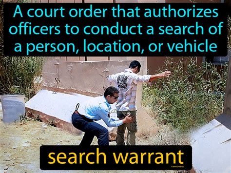 Search Warrant Definition & Image | Flippy Flashcards