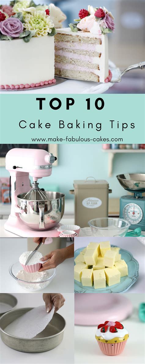 Top Ten Cake Baking Tips