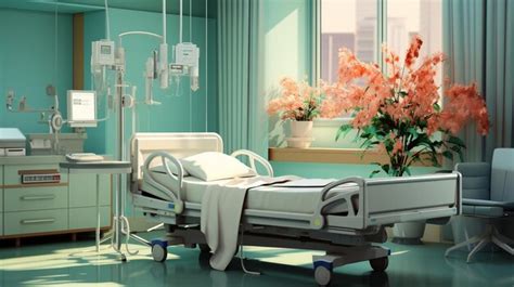 Premium Photo | Hospital Room With Newborn Baby In Bassinet And Background