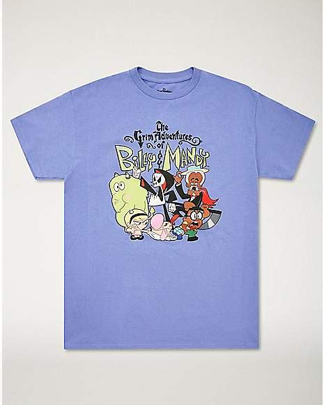 Billy & Mandy Characters T Shirt - Grim Adventures of Billy & Mandy ...