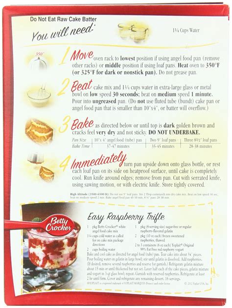 Betty Crocker Cake Mix Use By Date at Jasmine Madrid blog