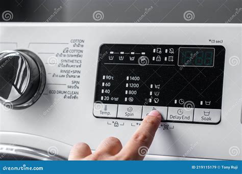 Washing Machine Control Panel Stock Image - Image of appliance, laundry ...