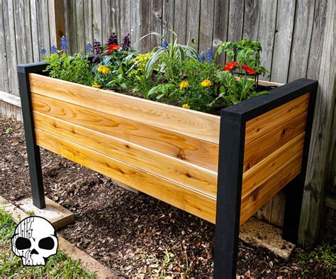 How to Make a DIY Raised Planter Box : 14 Steps (with Pictures ...