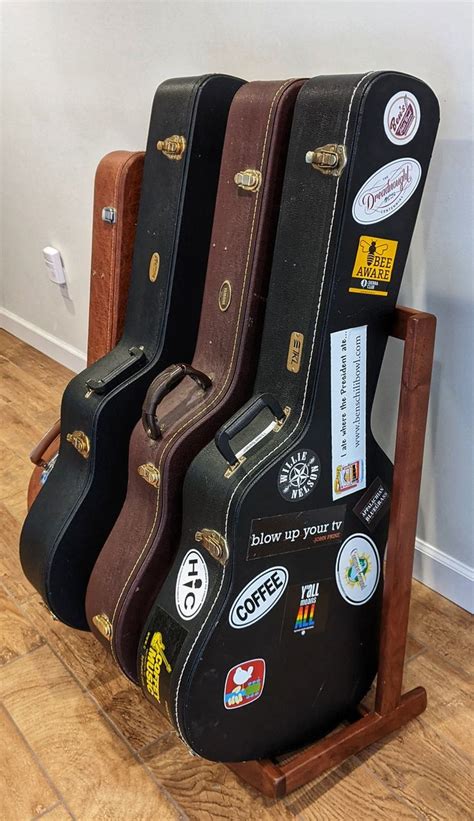 Walnut Guitar Case Stand - Etsy | Guitar case, Guitar, Cool guitar