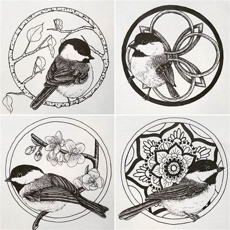 Black capped chickadee ideas #tattoodesigns #tattoo #tattoos #designs # ...