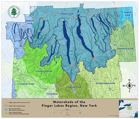 Maps: The Finger Lakes Watersheds | Finger Lakes Land Trust