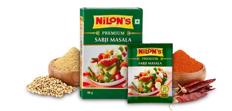 Shop online for Nilon’s Authentic Sabji Masala for more flavour