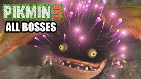 Pikmin 3 All Bosses - plumfasr