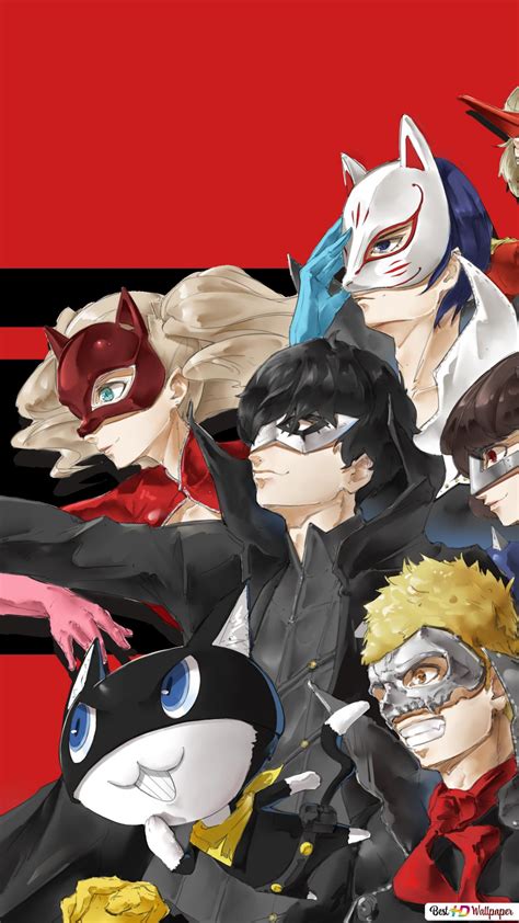 Persona 5 The Animation (All Characters) 2K wallpaper download