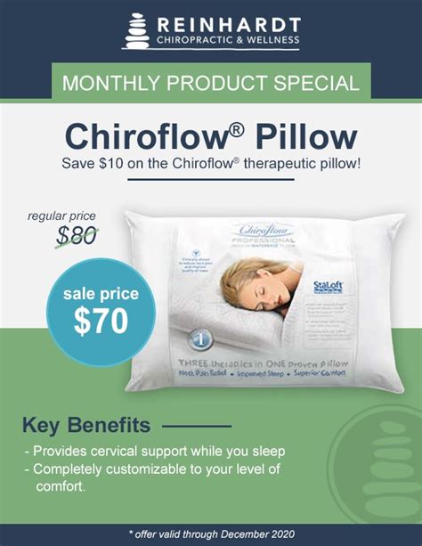 Chiroflow Pillow | Reinhardt Chiropractic