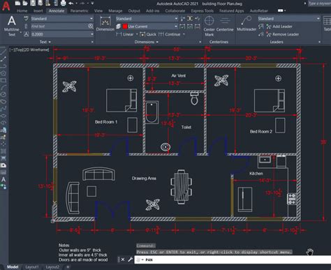 Autocad Simple Floor Plan Download - floorplans.click