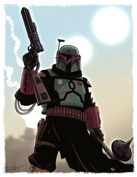 Boba Boba Fett fan art print | Etsy