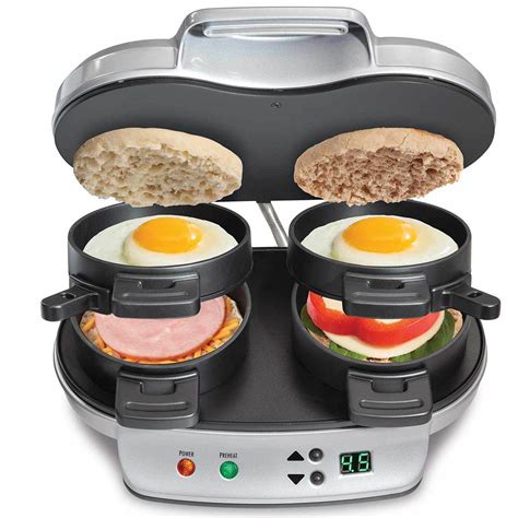 Hamilton Beach Dual Breakfast Sandwich Maker - 25490