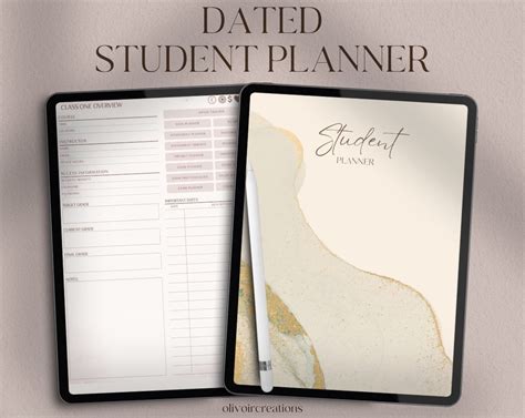 Academic Planner, Student Planner 2023 2024, College Planner, School ...