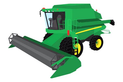 4 Combine Harvester Clipart — Award Winning Free Clipart | Equipment Radar