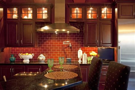 Rustic kitchen with brick wall - My Home Deco Mag