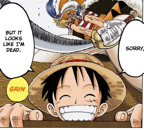 The only time Luffy admit Defeat and accepted Death toward his enemy ...