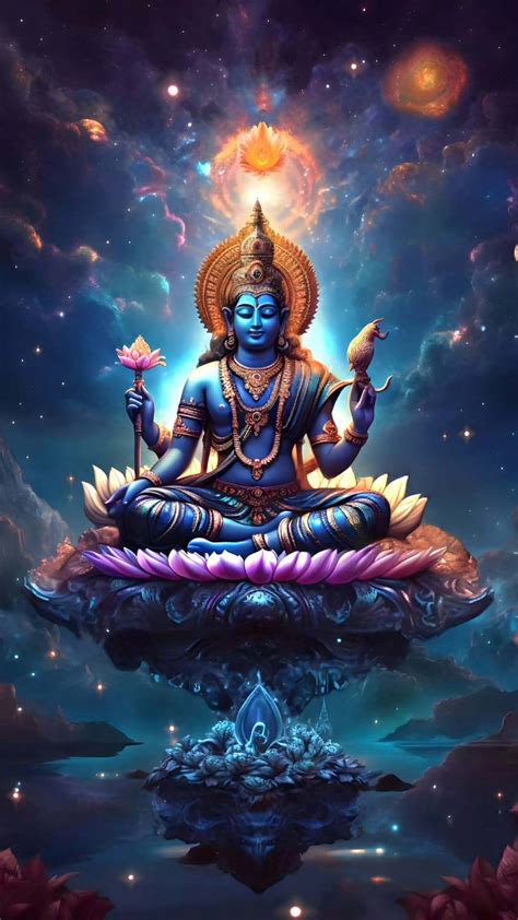 Vishnu God Wallpaper Download | MOONAZ