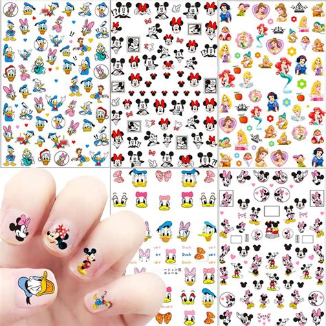 Cute Cartoon 3D Nail Art Stickers - Self Adhesive Design Decals for ...