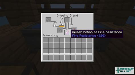 Splash Potion of Fire Resistance | How to craft splash potion of fire ...