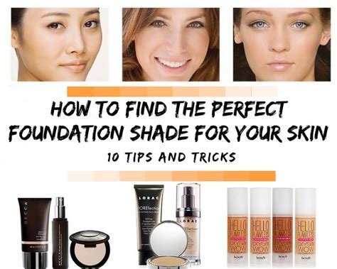 How To Finally Find The Perfect Foundation Shade for Your Skin