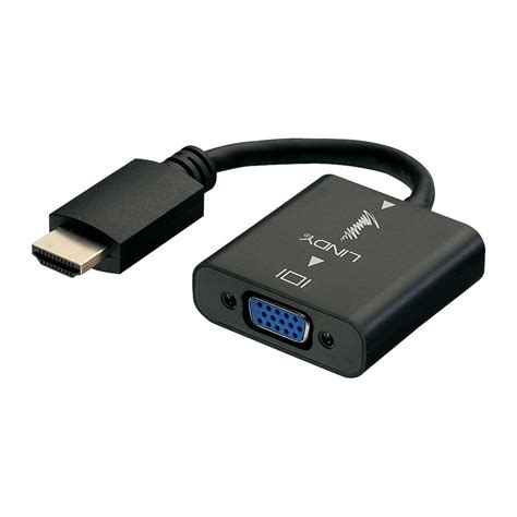 Vga To Hdmi Cable : HDMI to VGA Converter - from LINDY UK / Shop for ...