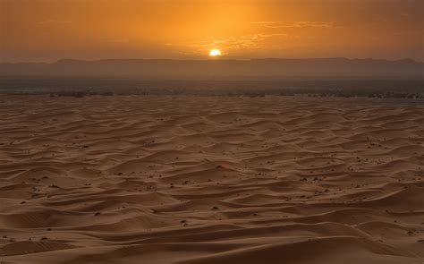 Sahara Desert Sunset Wallpaper,HD Nature Wallpapers,4k Wallpapers ...