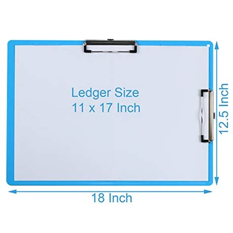 11x17 Clipboard Double Clip Extra Large Clipboard Blue 11 x 17 ...