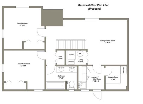 House Plans Basement - House Plans