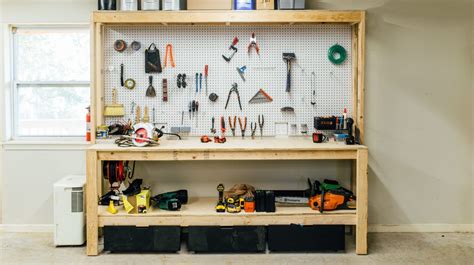 Easy DIY Workbench For Your Garage [+DIY Plans]! | Wilker Do's ...