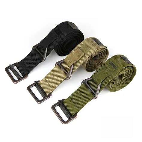 Tactical Belt Men's Military Belts Army Thicken Canvas Tactical Outdoor ...