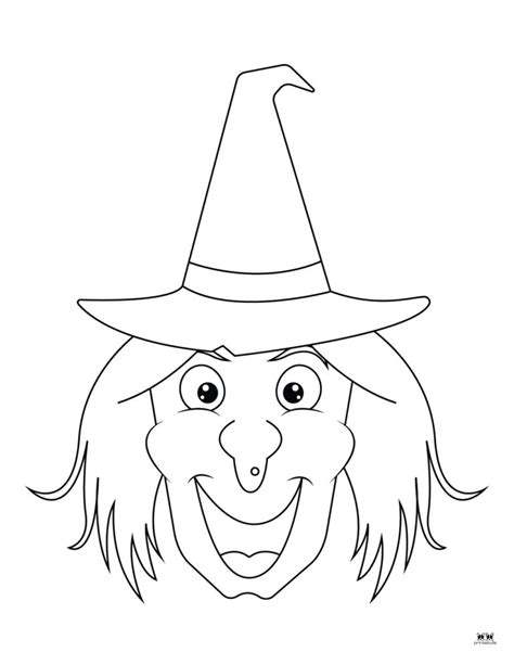 Witch Coloring Pages - 25 FREE Printable Pages | Printabulls