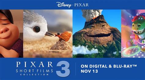 Pixar short films collection – Volume 3 en format DVD et Blu-ray ...