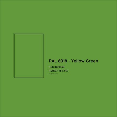 About RAL 6018 - Yellow Green Color - Color codes, similar colors and ...