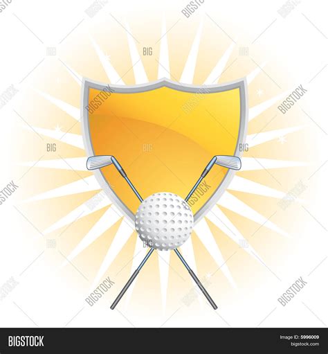 Golf Crest Vector & Photo (Free Trial) | Bigstock