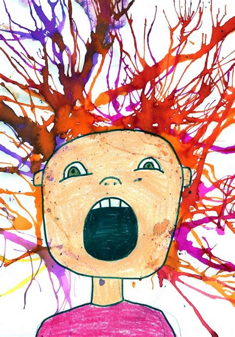 Scream Blow Art Project · Art Projects for Kids