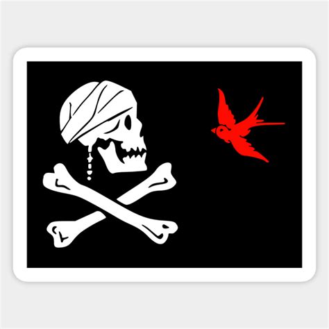 Flag Of Captain Jack Sparrow - Jack Sparrow - Sticker | TeePublic